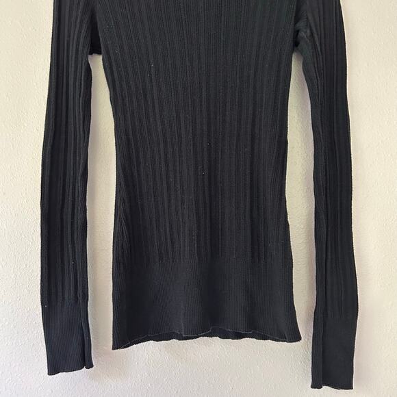 Vintage Mudd ribbed fitted tunic sweater Y2K gothic grunge twilight indie XL - Picture 6 of 14